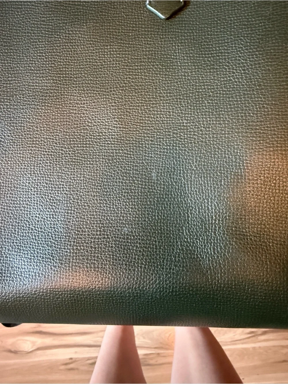 kate spade Dark Green Pebbled Leather Tote